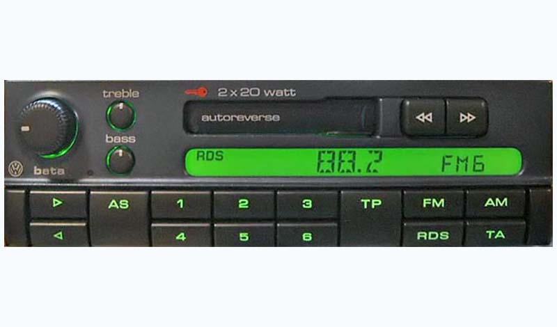 vw beta 4 (IV) radio code